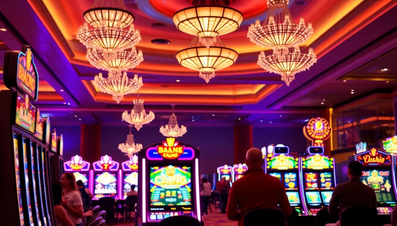 Gewinne mit dem besten online casino bonus – Spieler genießen spannende Spielautomaten im Casino.
