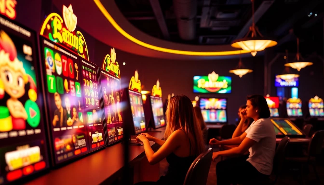 Spiele ohne OASIS spielen in einem modernen Online-Casino mit lebhaftem Interface und engagierten Spielern.