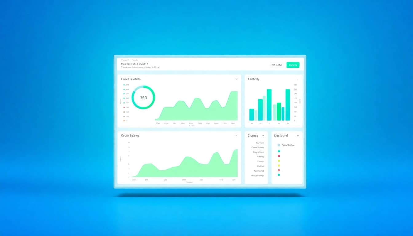 Visualisierung eines modernen Dashboards zur Überprüfung von SEO-Rankings mit klaren Graphen und Datenanalysen.