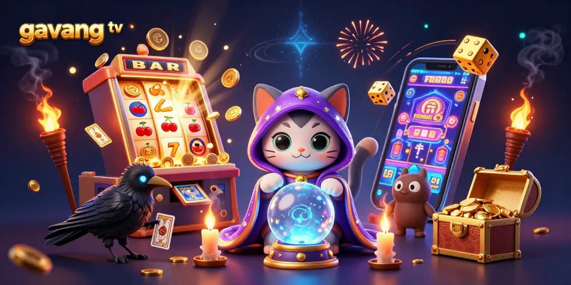 Engage with the magic of gavang tv in a vibrant casino adventure featuring iconic symbols and mystic characters.