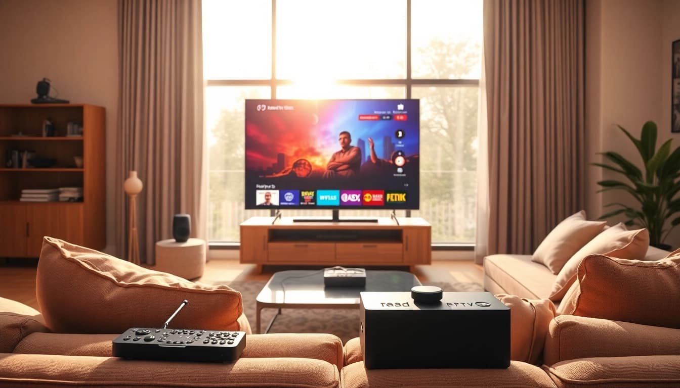 IPTV Streaming Anbieter Deutschland verbindet neuesten Technologie mit modernem Wohnambiente.