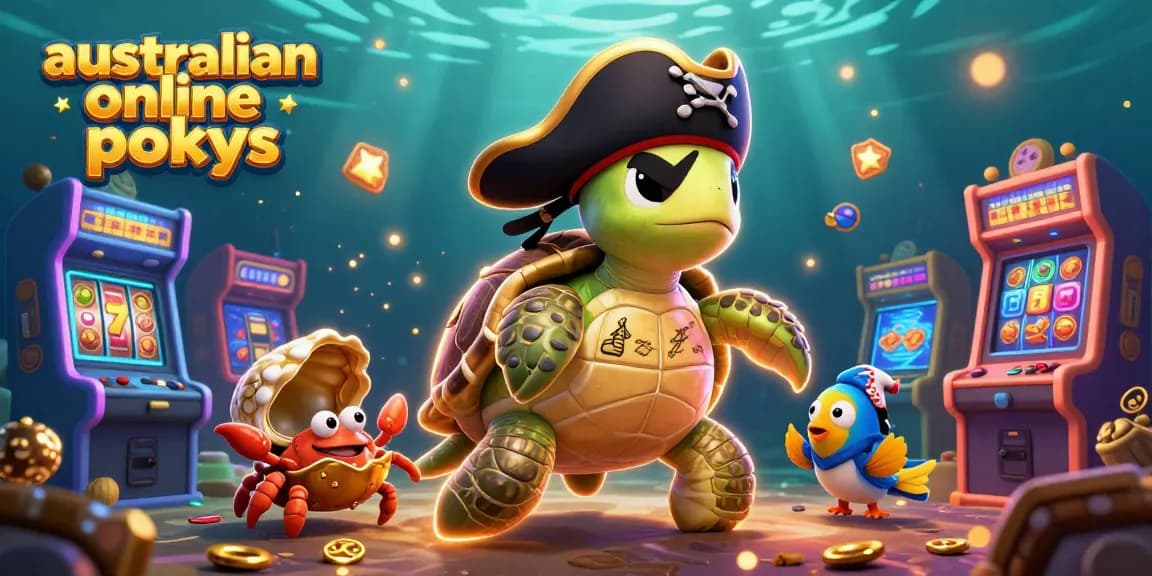 Experience australian online pokies with vibrant characters and exciting game elements in a captivating underwater scene.