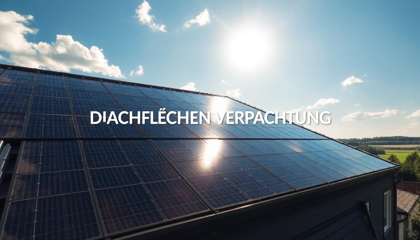 Optimieren Sie Ihre DACHFLÄCHEN VERPACHTUNG mit einer modernen Photovoltaikanlage auf dem Dach.