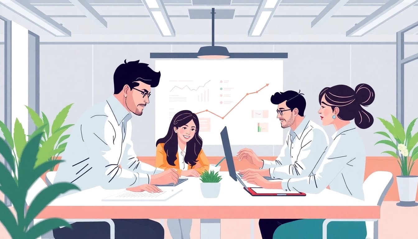 Enhance your efficiency with Prozessoptimierung in a collaborative work environment.
