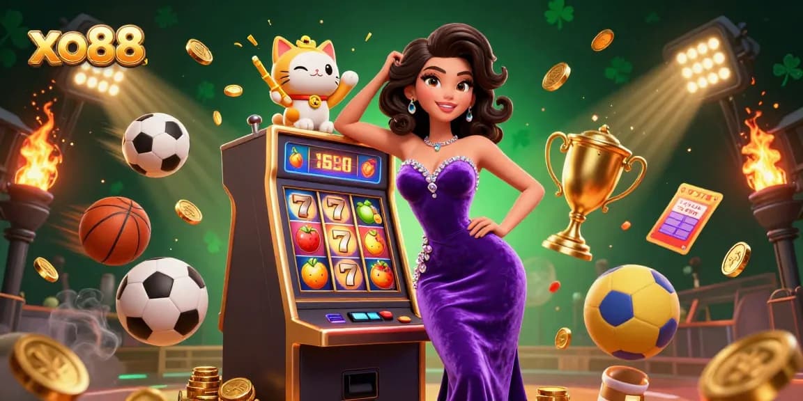 Experience the thrill of winning at xo88 with a glamorous jackpot scene filled with excitement and luck.