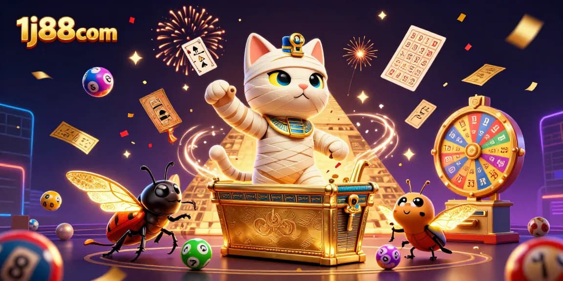 Experience thrilling gaming at 1j88com with vibrant characters and dynamic lottery activities.