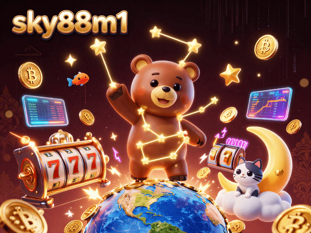Engage in thrilling gameplay at sky88m1 while scooping rewards from a vibrant 3D casino world.