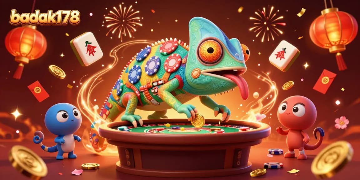 Experience exciting games at badak178's casino with colorful characters and dynamic visuals.