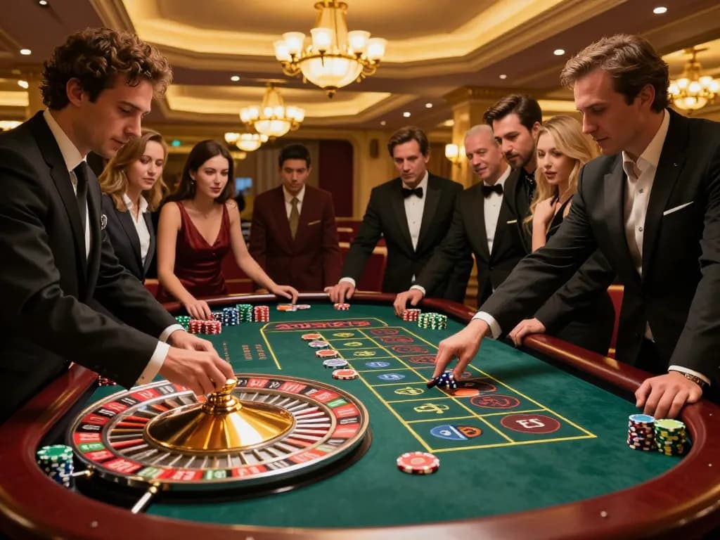 99win players engaging at an exciting roulette table with dynamic action during gameplay.