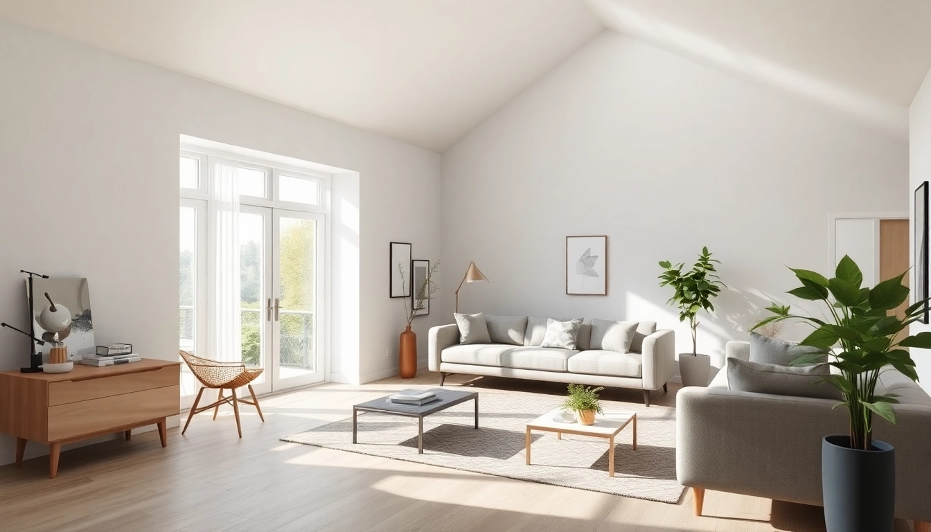 Detailansicht eines hellen, renovierten Wohnraums, der die Möglichkeiten der Hausrenovierung perfekt präsentiert.