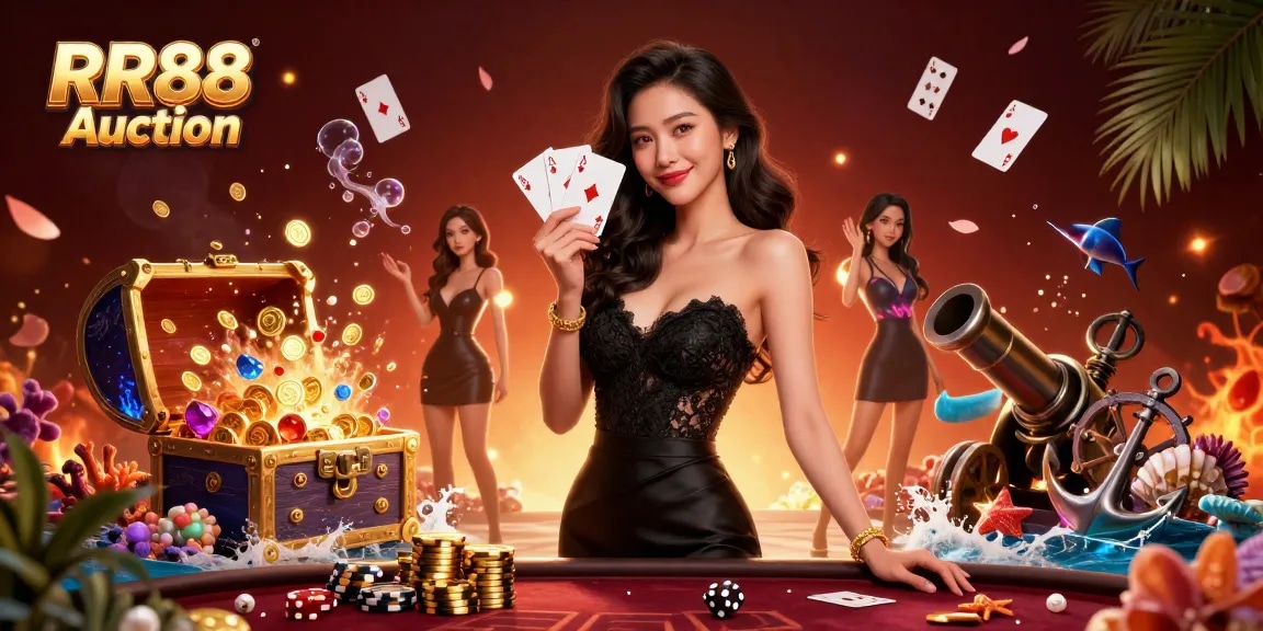 Experience thrilling gameplay at RR88 Auction with captivating casino elements and gaming excitement.