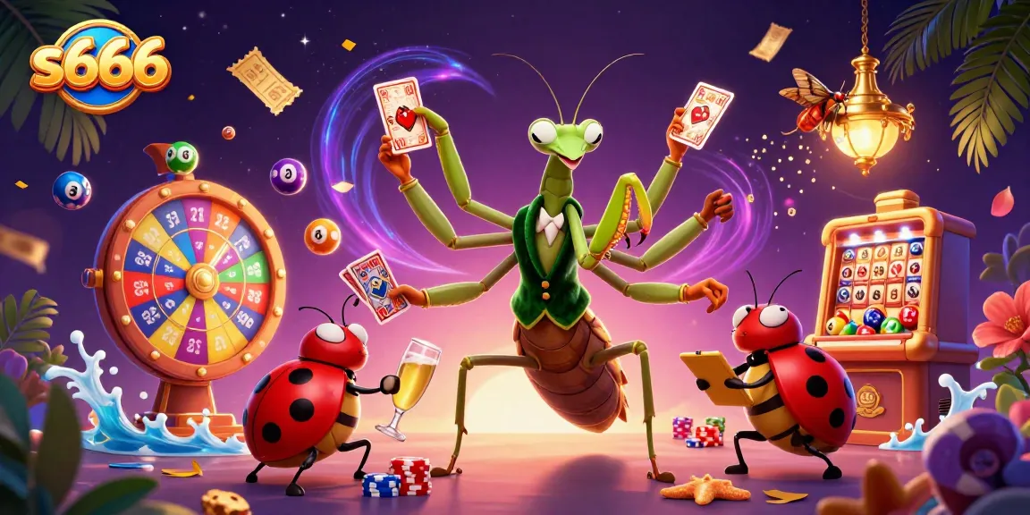 S666 online casino featuring dynamic card dealing and vibrant game elements attracting players' excitement.