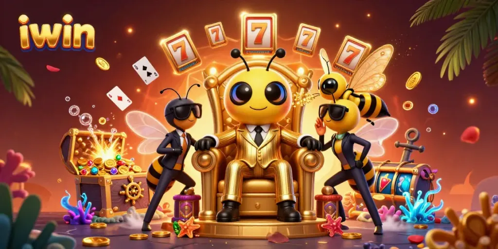 Experience thrilling gameplay at iwin with a dynamic casino scene featuring vibrant slot elements