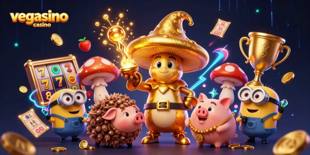 Experience captivating magic and gaming fun at vegasino casino with treasures and slot excitement.