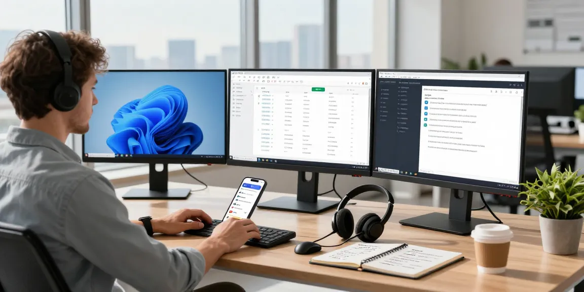 Remote Desktop Services Lizenz 2025 erwerben in professionellem IT-Büro mit Administrator und moderner Technik.