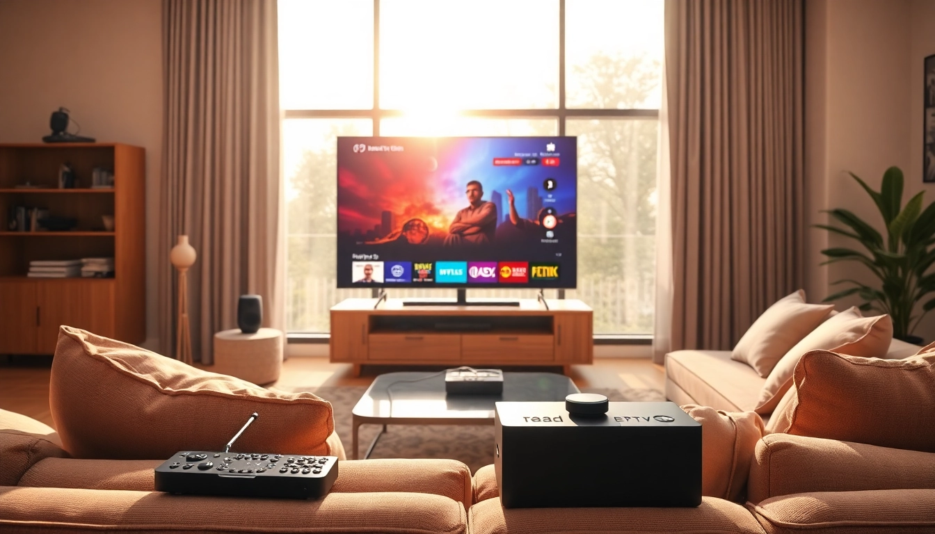 IPTV Streaming Anbieter Deutschland verbindet neuesten Technologie mit modernem Wohnambiente.