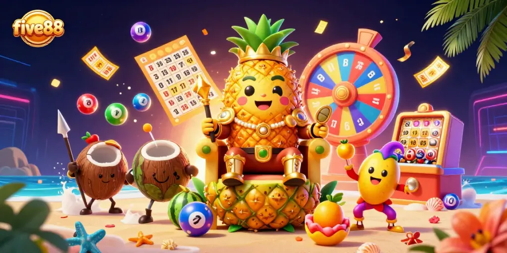Experience exhilarating wins at five88, featuring vibrant casino elements, prizes, and the thrill of gaming.