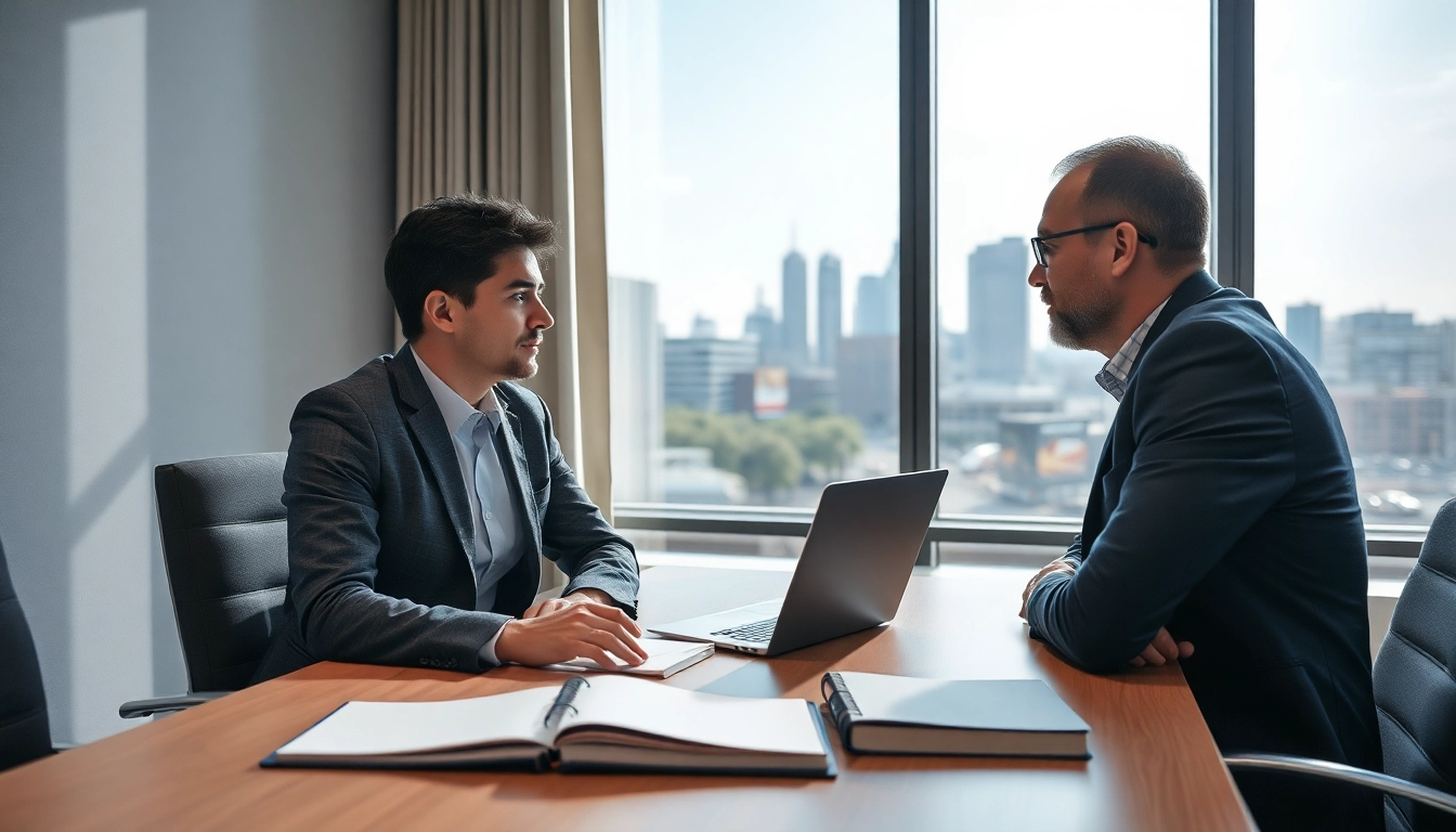 Headhunter Hannover im Gespräch, modern und professionell.