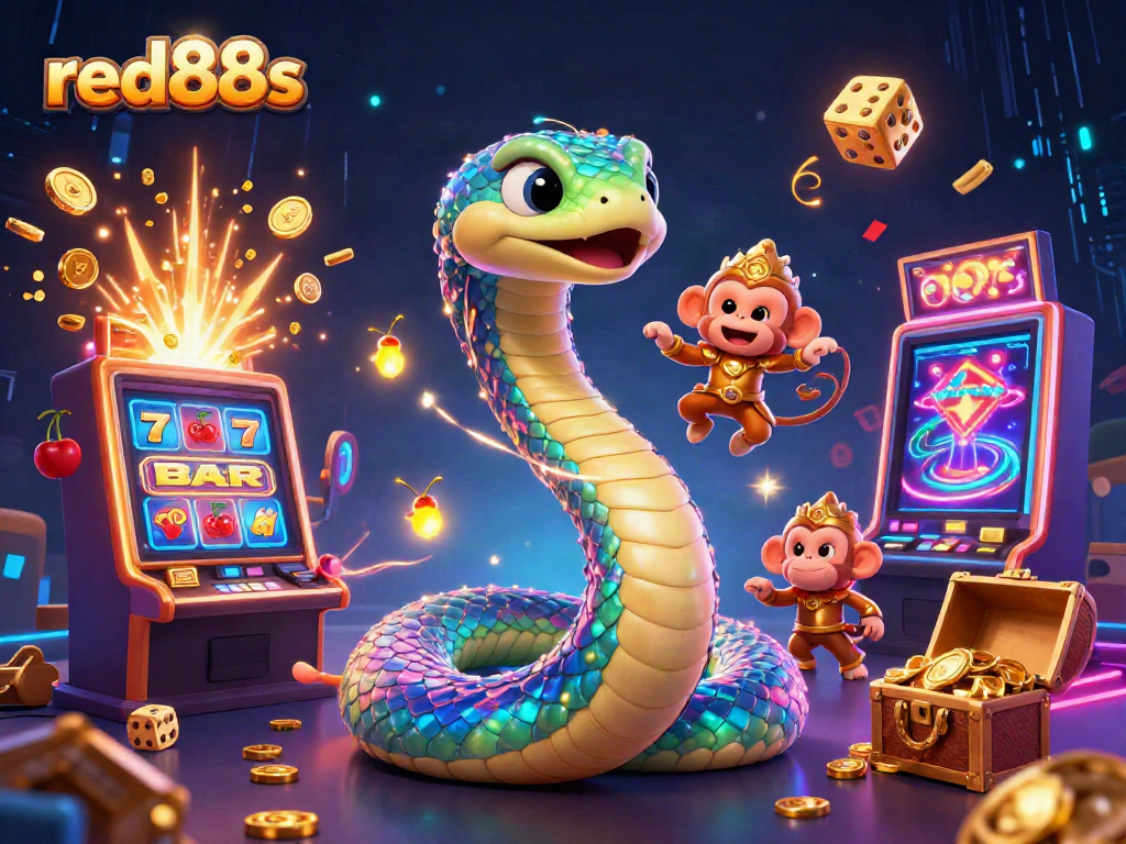 Experience thrilling wins at red88s with vibrant 3D casino characters and games.