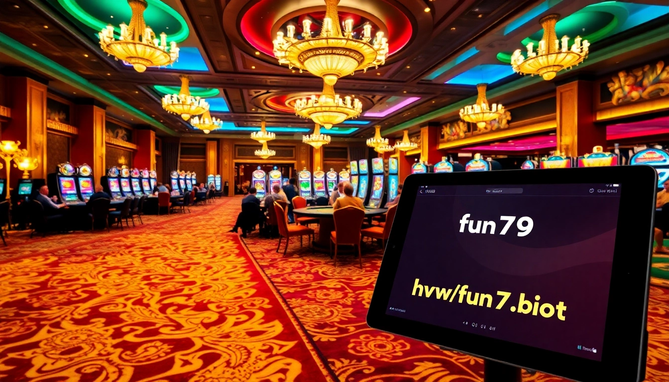 Experience thrilling moments at https://fun79.bio/ with sleek casino setups and excited players.